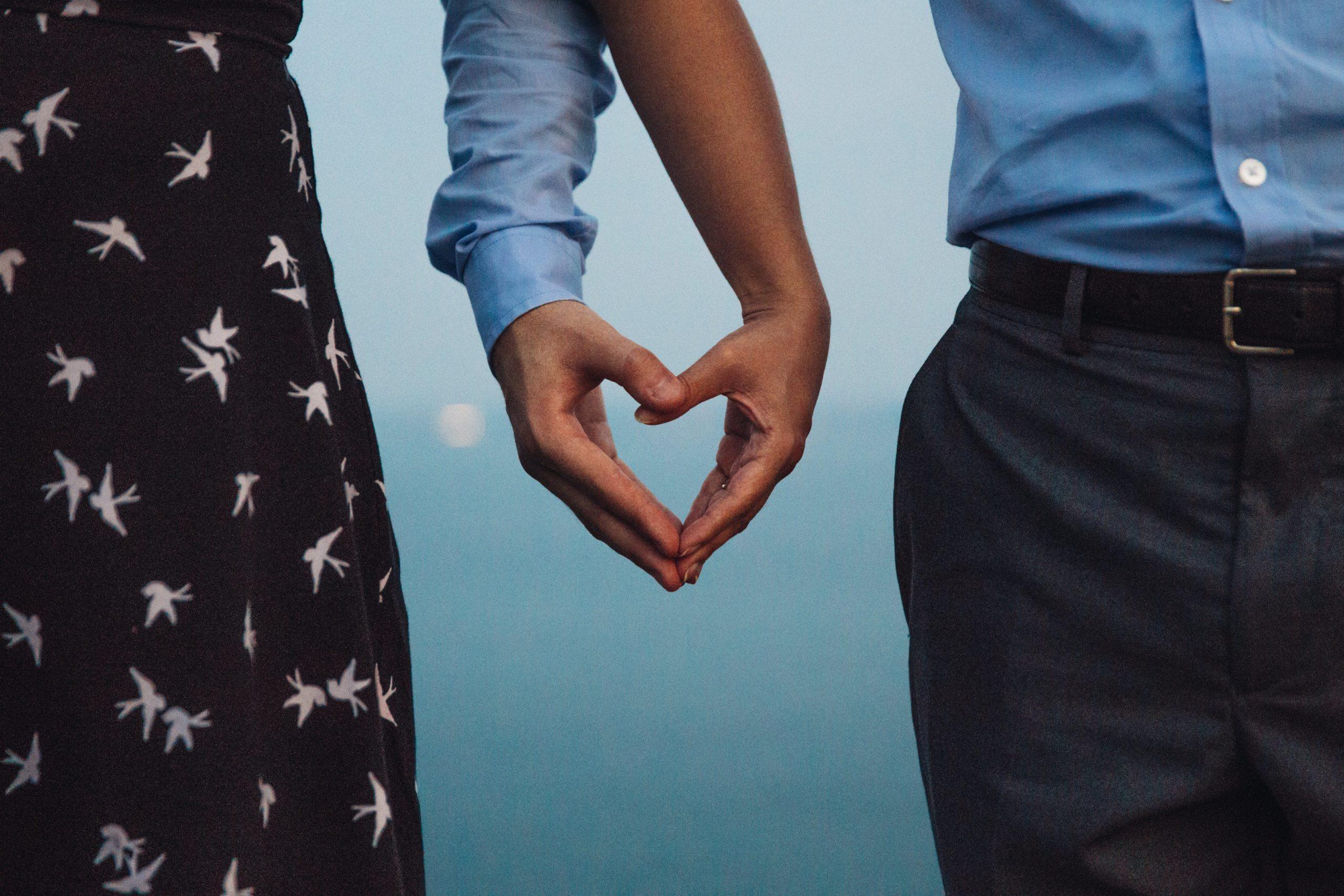 love heart hands