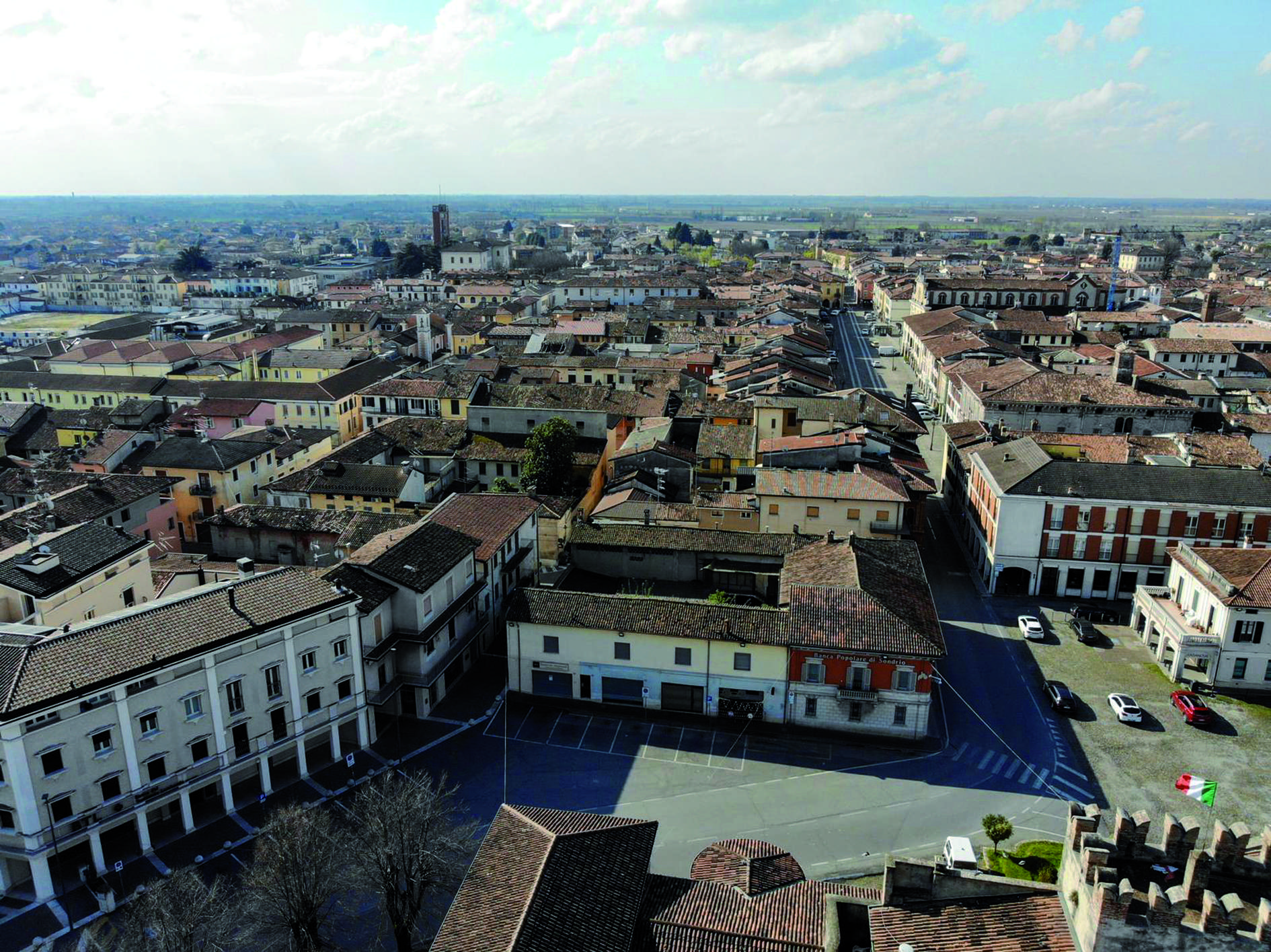 Orzinuovi dall'alto