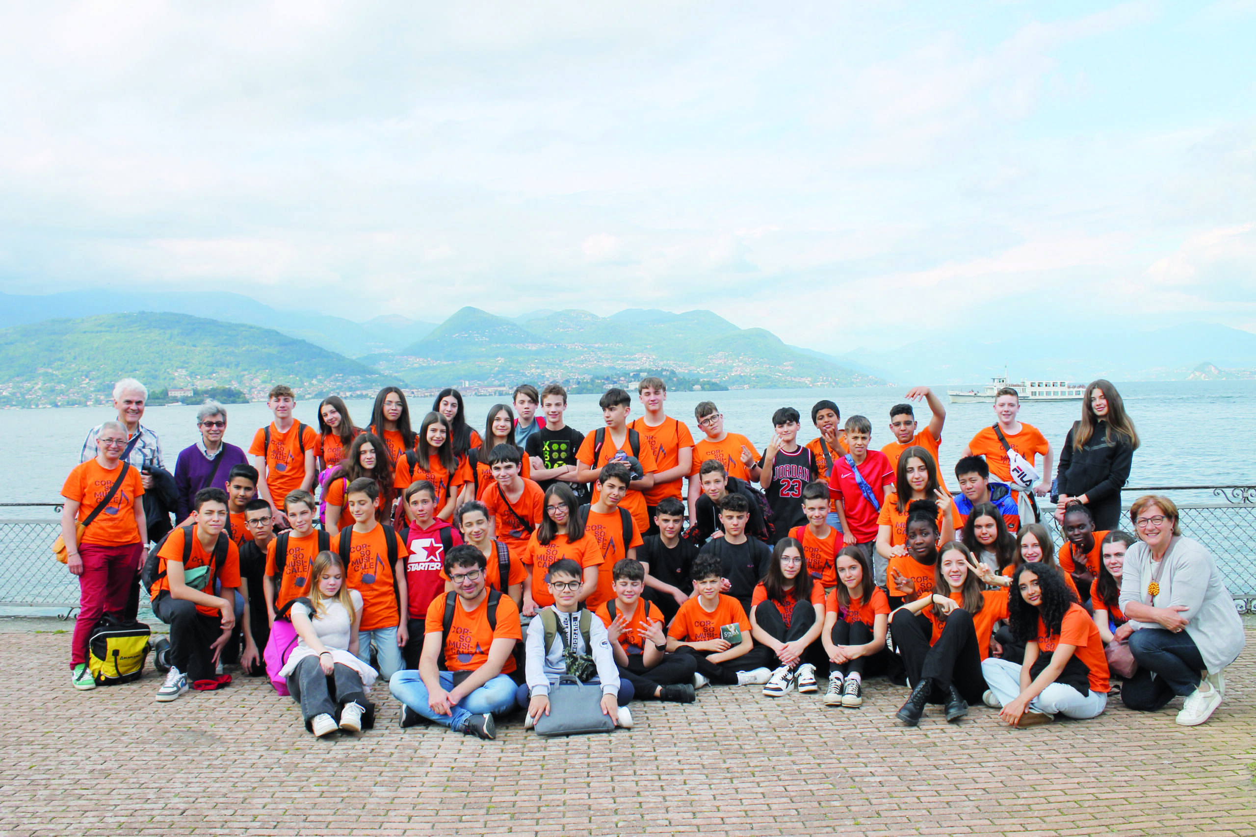 corso musicale di Manerbio sul lungolago di Stresa