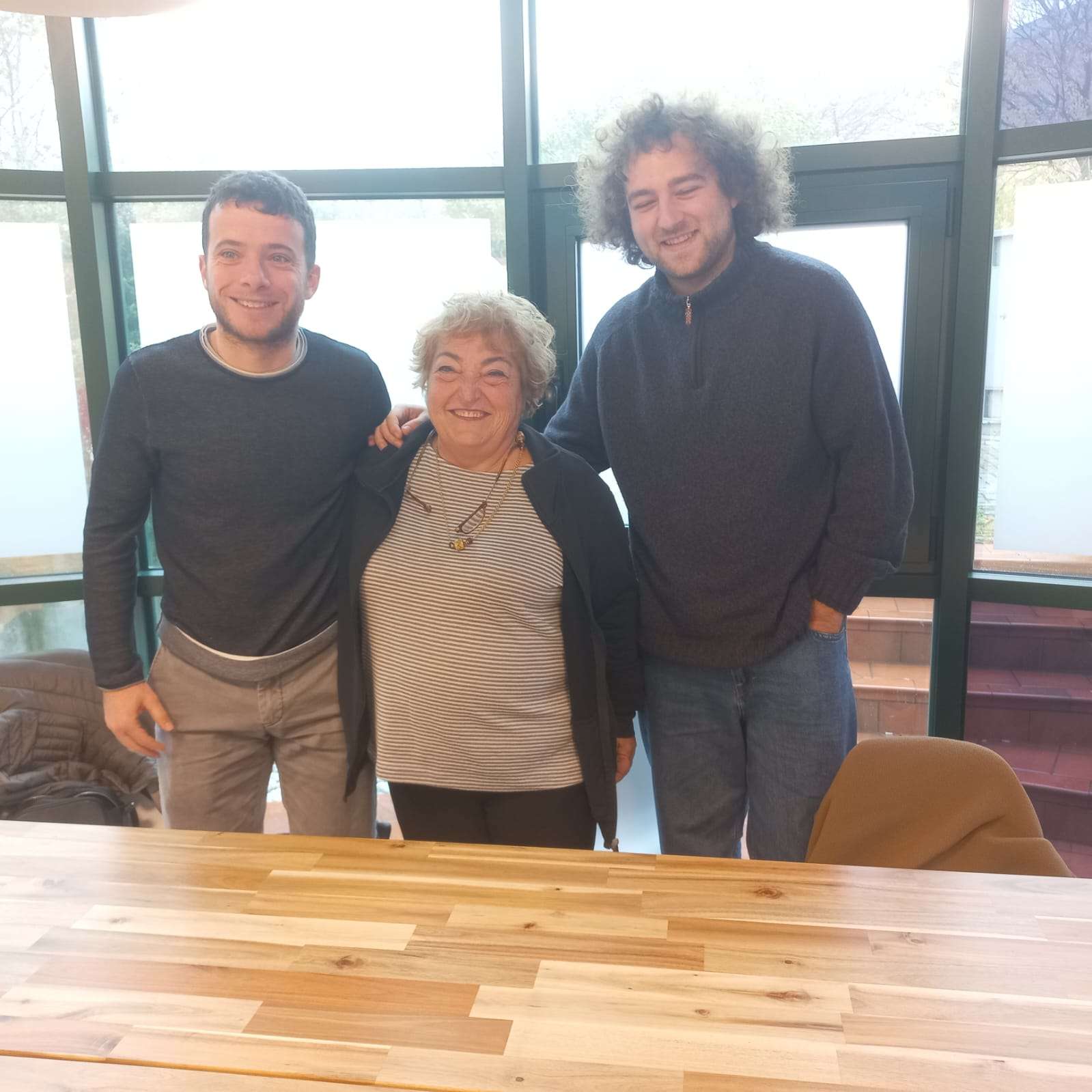 Da sx Stefano Fogliata, Luciana Buffoli e Matteo Buizza