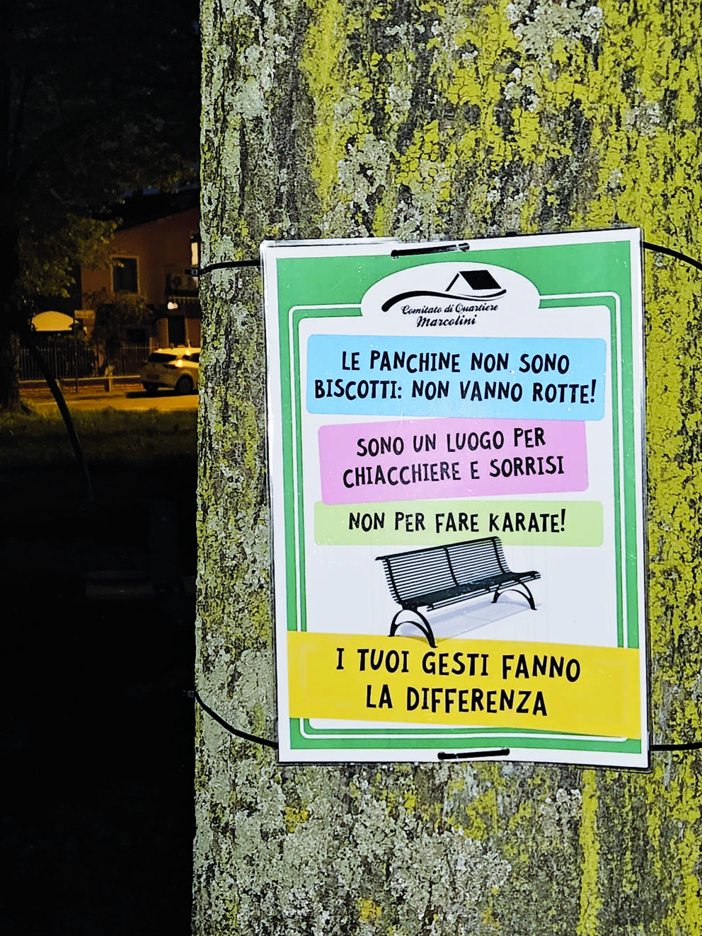 Sporcizia e degrado alle Marcolini