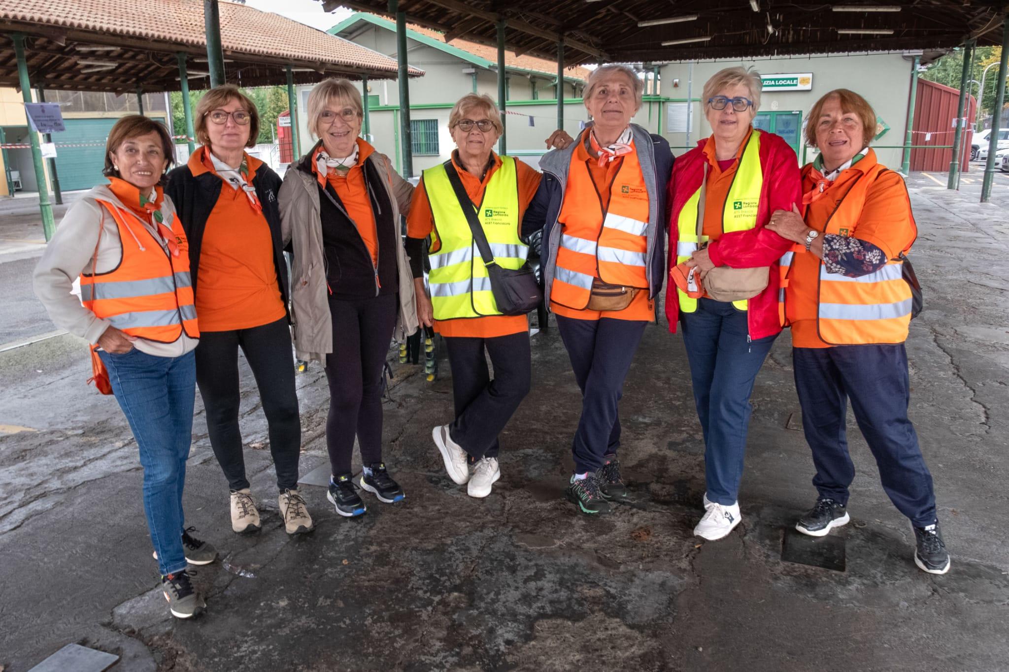 Alcuni membri del Gruppo cammino Auser rovato