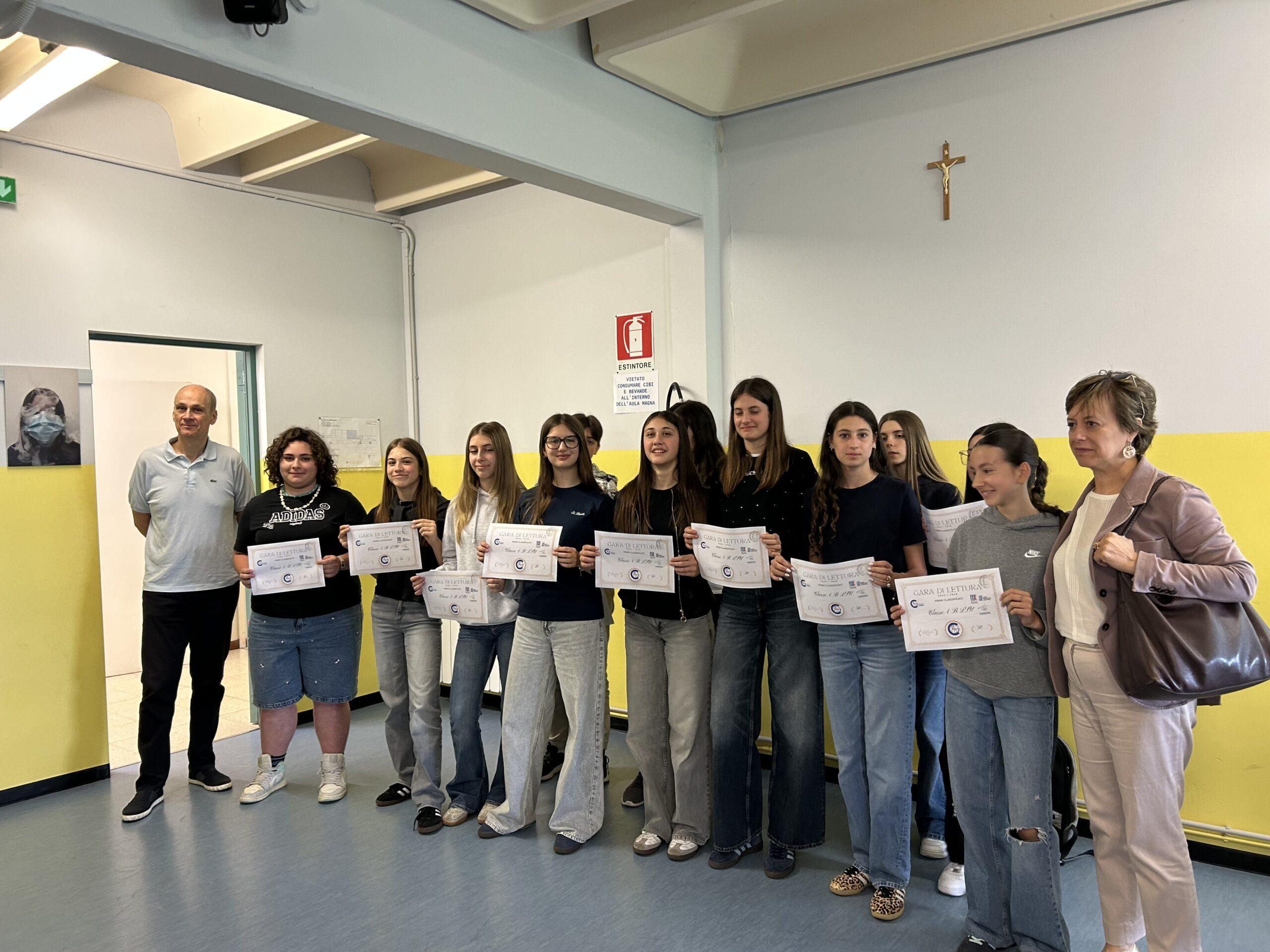 1 BLSU vincitori gara lettura